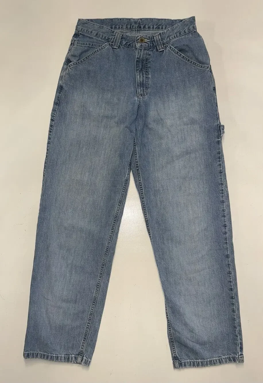 Men’s Lee Dungarees Carpenter Jeans 29W 32L (Fit: 29x31) Light Wash Denim